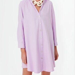 Tuckernuck Pomander Palace WHITE Oxford Harris Shirt Dress NWT